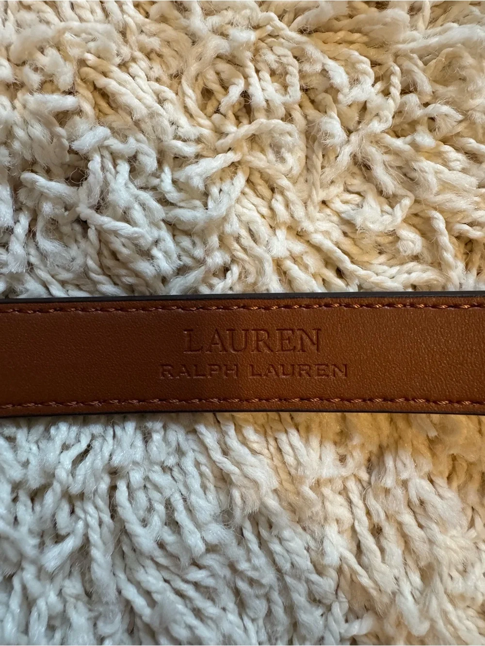 Ralph Lauren Bright Yellow Leather Belt with Gold Buckle